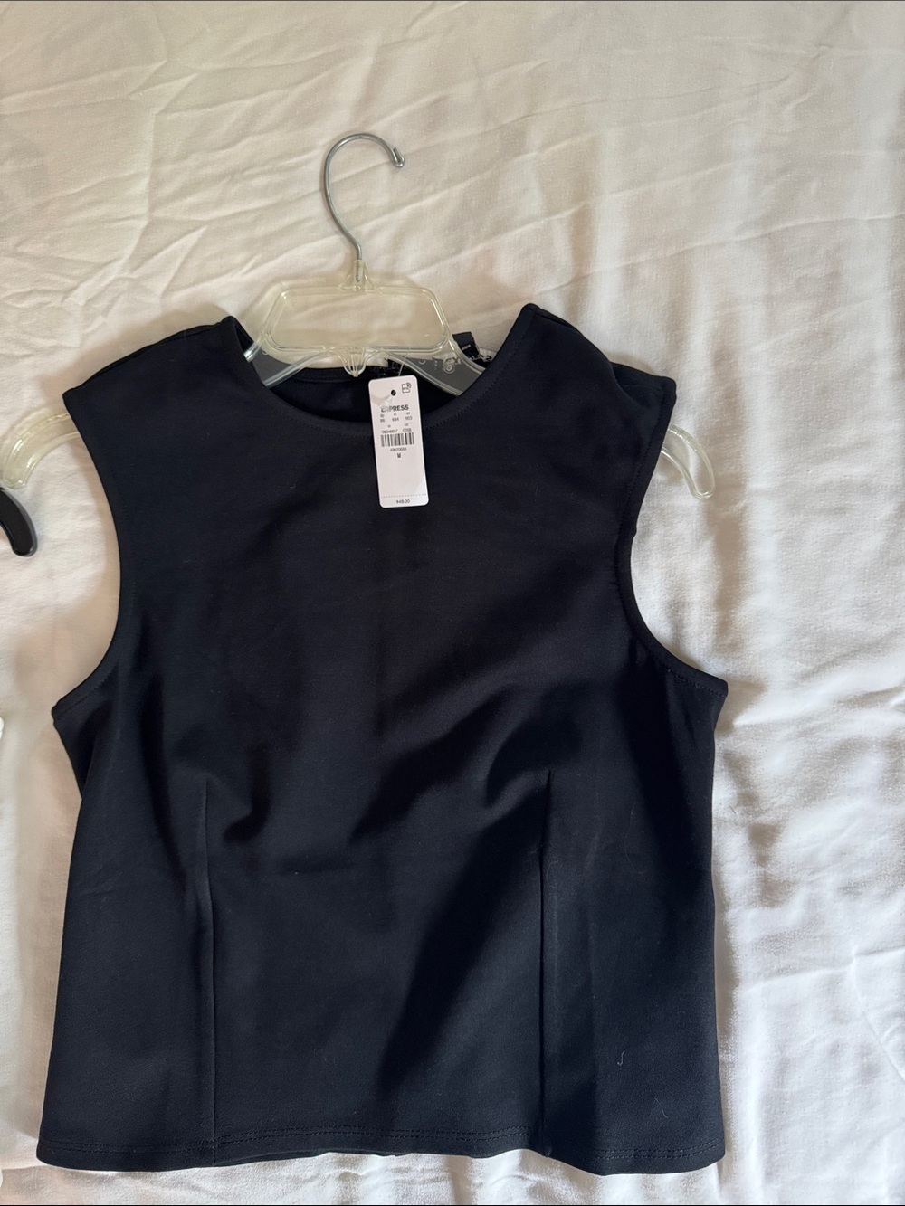Express Black Crew Neck Top